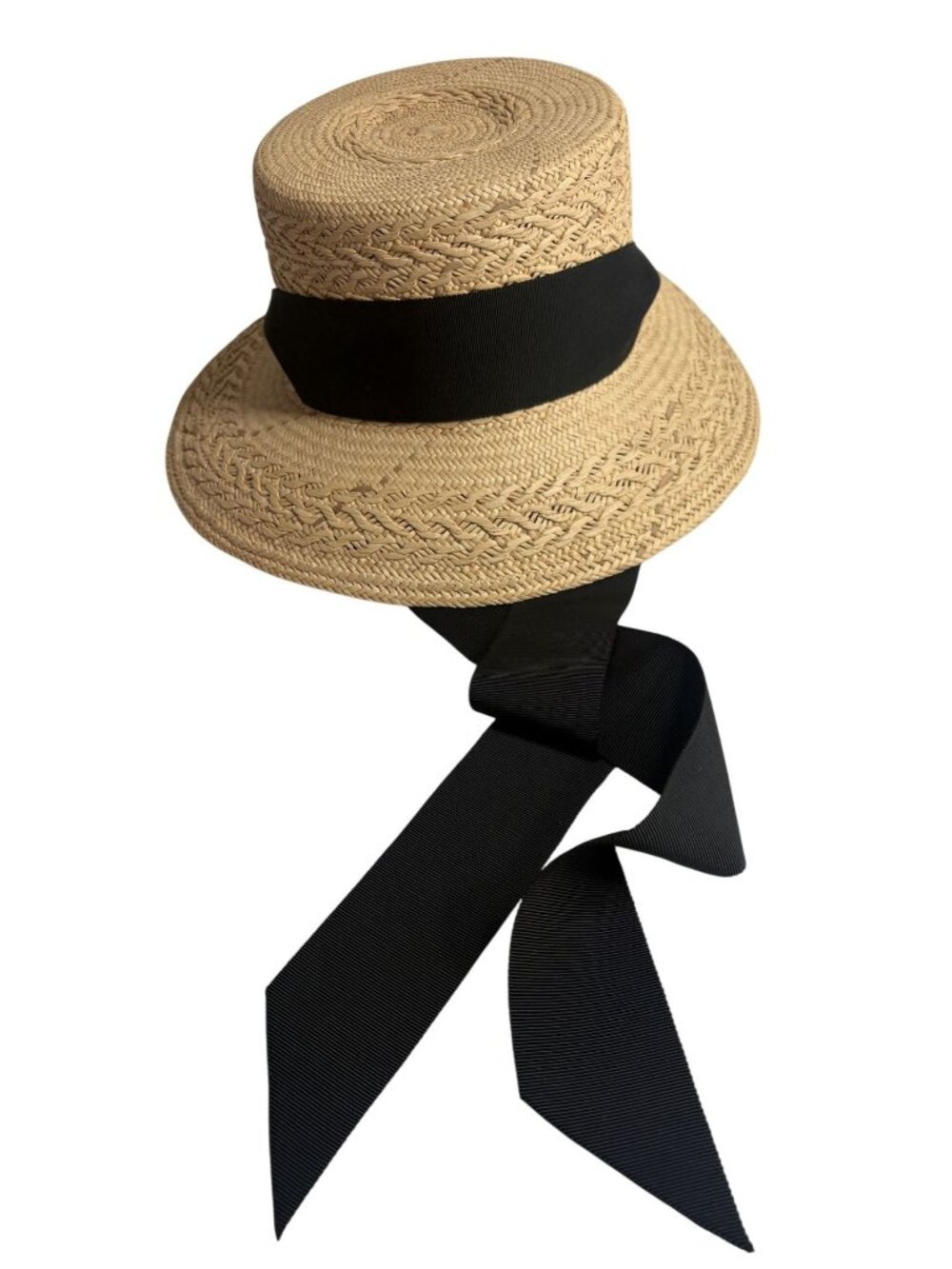 Sensi Studio Texturized Straw Lampshade Hat in Straw
